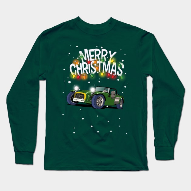 Caterham 7 Christmas Jumper design Long Sleeve T-Shirt by Webazoot